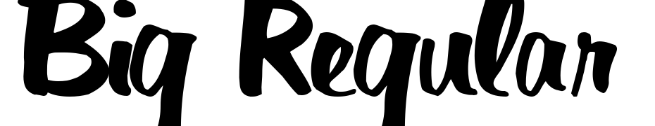 Big Regular Font Download Free