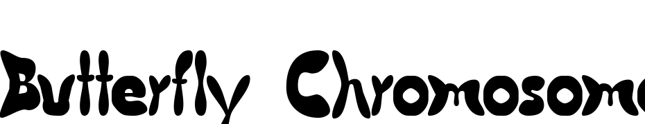 Butterfly Chromosome AOE Font Download Free