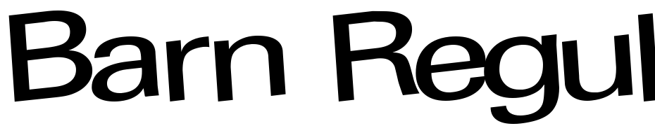 Barn Regular Font Download Free