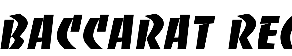 Baccarat Regular Font Download Free