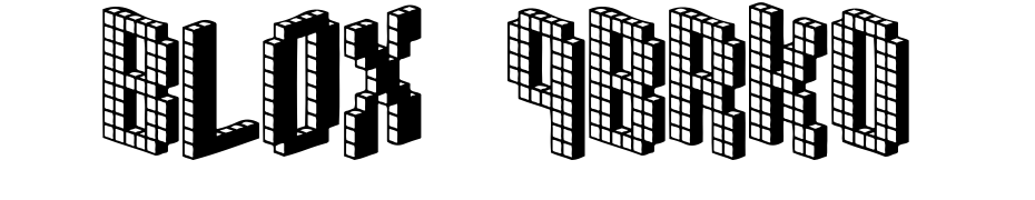 Blox (BRK) Font Download Free