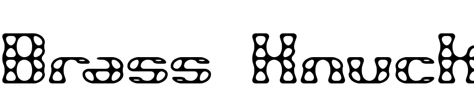Brass Knuckle BRK Font Download Free
