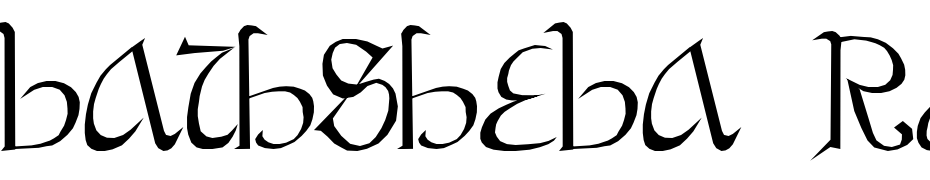 BATHSHEBA Regular Font Download Free