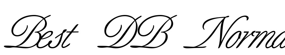 Best DB Normal Font Download Free