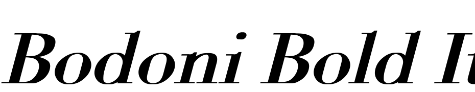 Bodoni Bold Italic Font Download Free