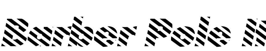 Barber Pole Italic Italic Font Download Free