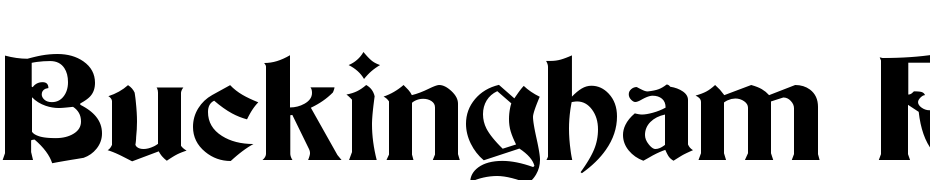 Buckingham Regular Font Free Download