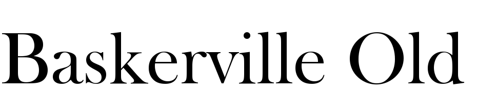 Baskerville Old Face Font Download Free