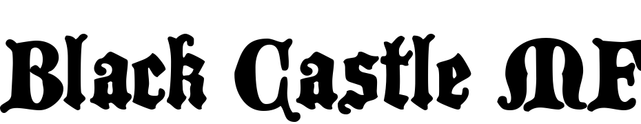 Black Castle MF Font Download Free