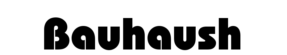Bauhaus Heavy BT Font Download Free