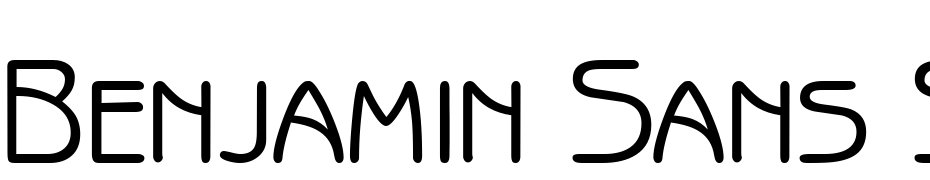 Benjamin Sans Smc Regular Font Download Free