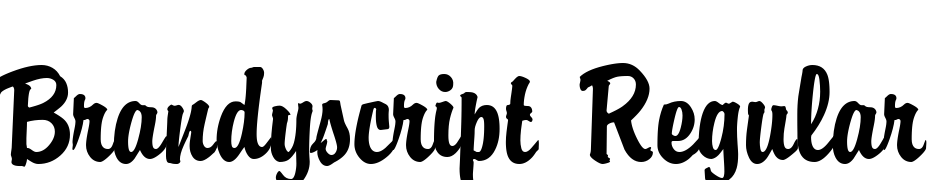 Brandyscript Regular Font Download Free
