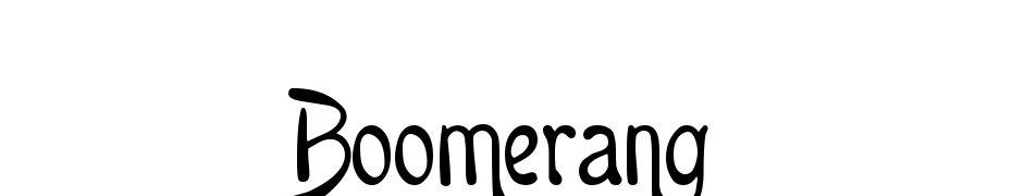 Boomerang Font Download Free