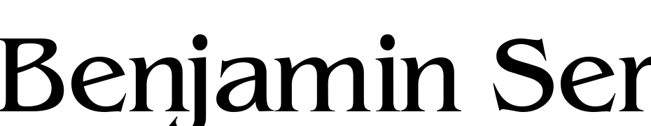 Benjamin Serif Regular Font Download Free