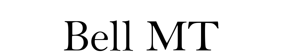 Bell MT Font Download Free