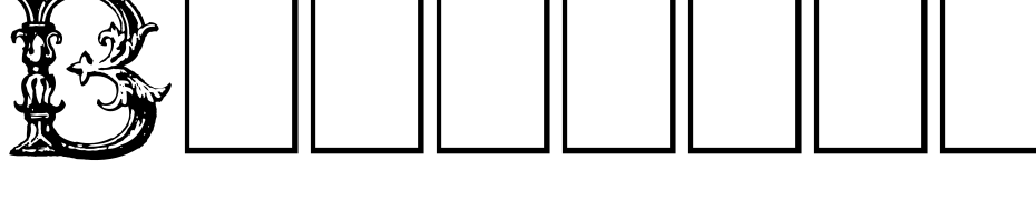 Burgoyne_Initials Font Download Free