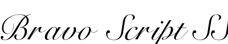 Bravo Script SSK Font Download Free