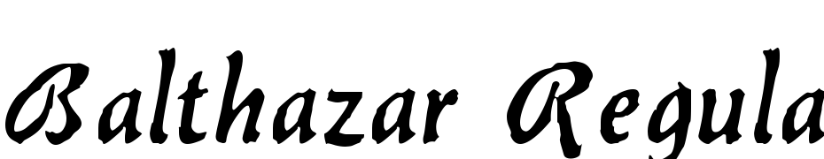Balthazar Regular Font Download Free