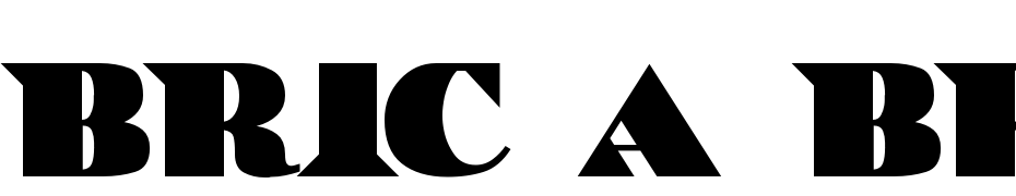Bric A Braque Font Download Free