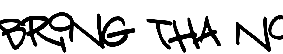 Bring Tha Noize Font Download Free