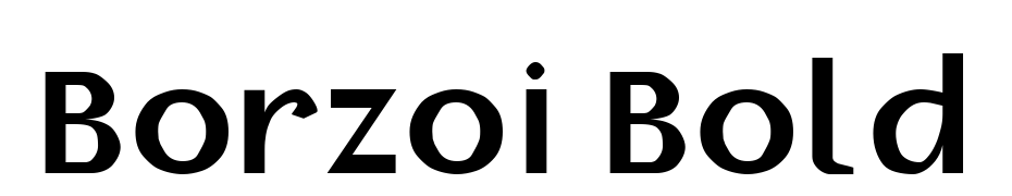 Borzoi Bold Font Download Free