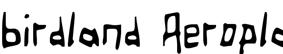 Birdland Aeroplane Font Download Free