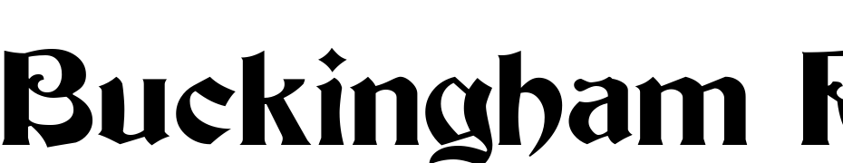Buckingham Regular Font Download Free