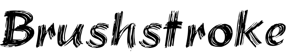 Brushstroke Plain Font Download Free