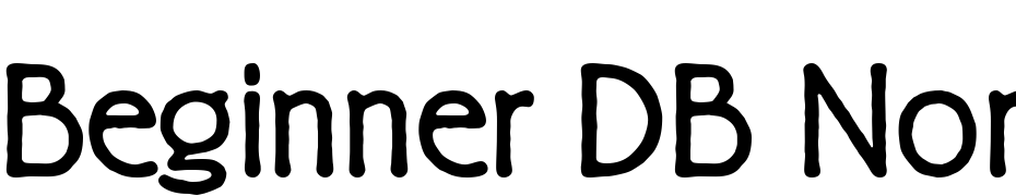 Beginner DB Normal Font Download Free