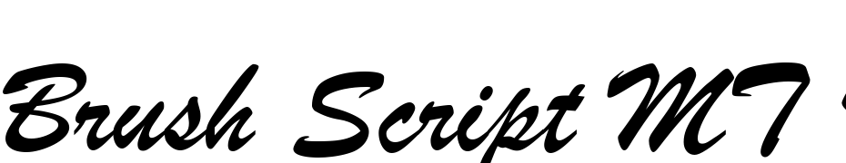 Brush Script MT Italic Font Download Free