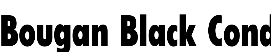 Bougan Black Condensed SSi Extra Bold Condensed Font Download Free