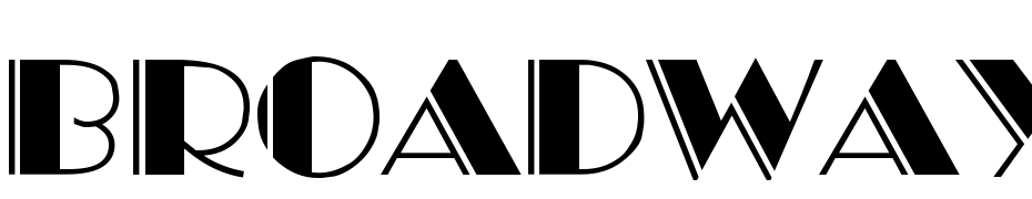 Broadway Engraved Regular DB Font Download Free