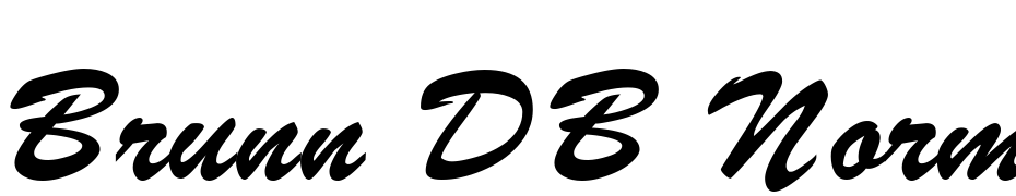 Brunn DB Normal Font Download Free