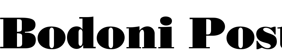 Bodoni Poster SSi Poster Bold Font Download Free