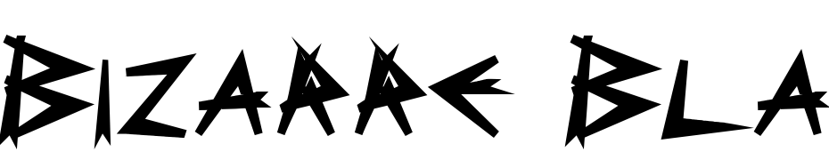 Bizarre Black Font Download Free