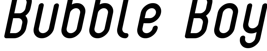 Bubble Boy2 Font Download Free