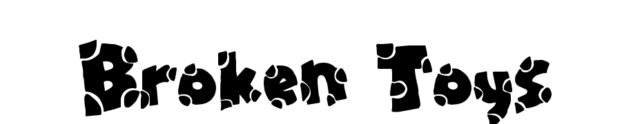 Broken Toys Font Download Free