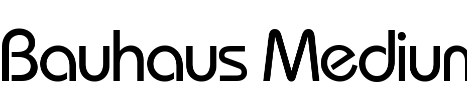 Bauhaus Medium cкачати шрифт безкоштовно