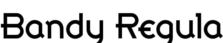 Bandy Regular Font Download Free