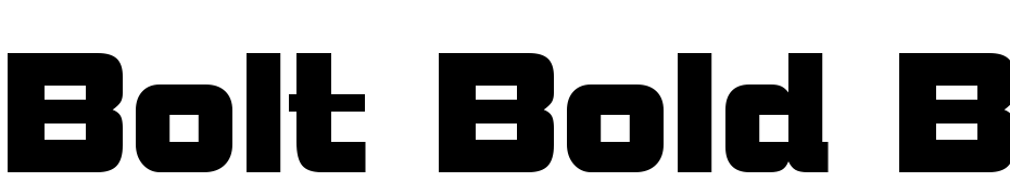 Bolt Bold BT Font Download Free