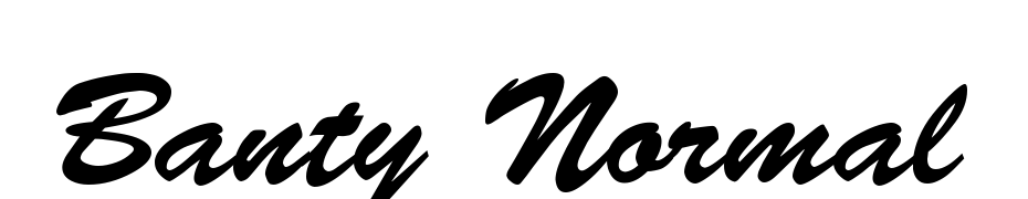 Banty Normal Font Download Free
