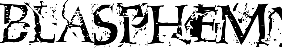 Blasphemy Font Download Free