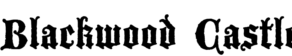 Blackwood Castle Font Download Free
