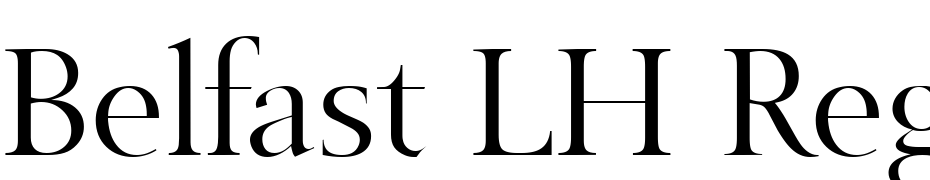 Belfast LH Regular Font Download Free