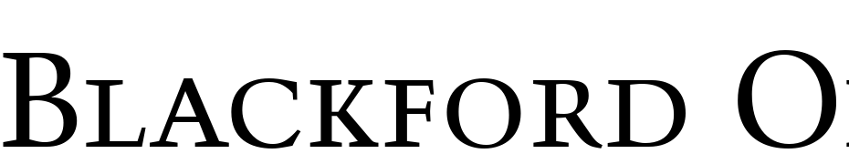 Blackford Old Style SSi Small Caps Font Download Free