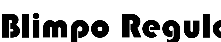 Blimpo Regular Font Download Free