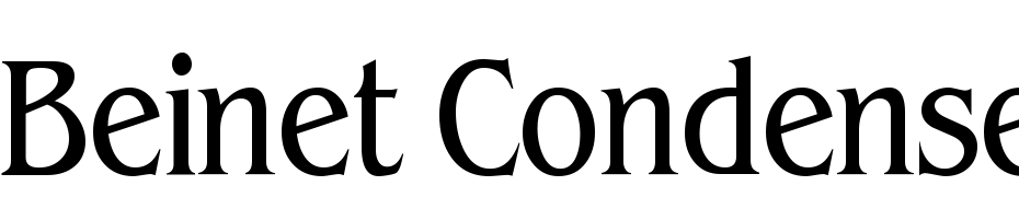 Beinet Condensed Normal Font Download Free