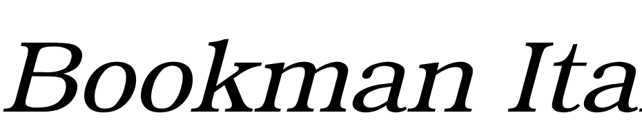 Bookman Italic Font Download Free