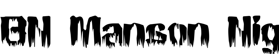 BN Manson Nights Font Download Free