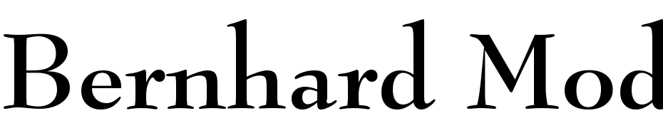 Bernhard Modern Bold BT Font Download Free